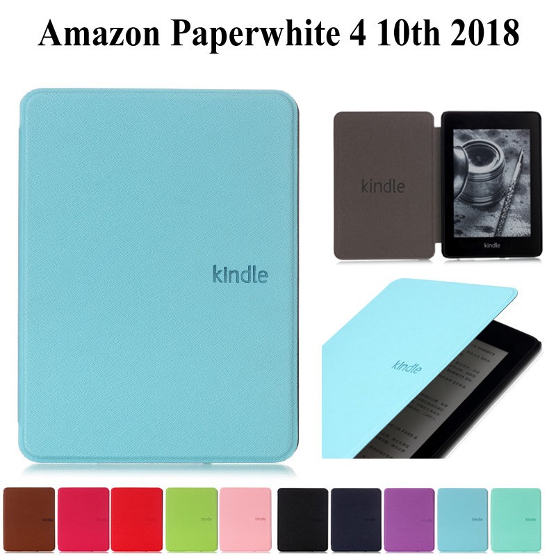 Kindle Tablet Accessories - Funda de cuero delgada para una