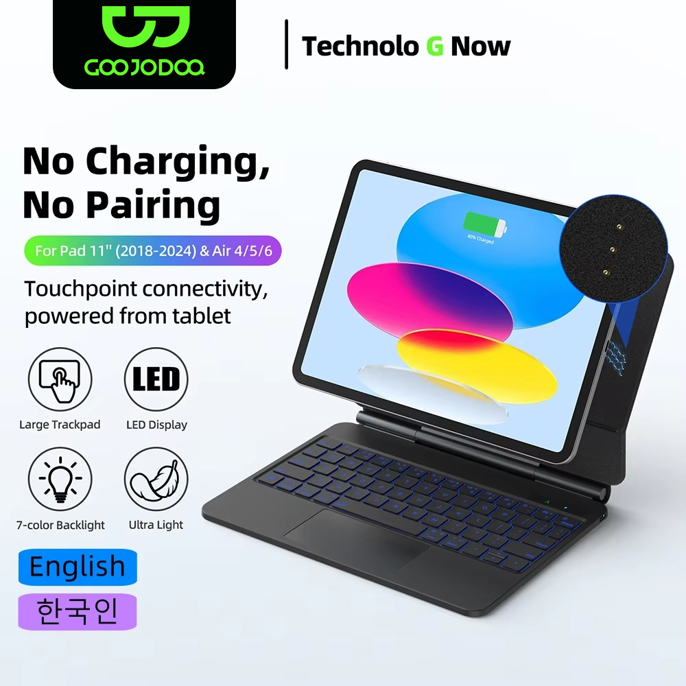 Tablet Accessories Choice Store - Funda con teclado inteligente Pogo Pin