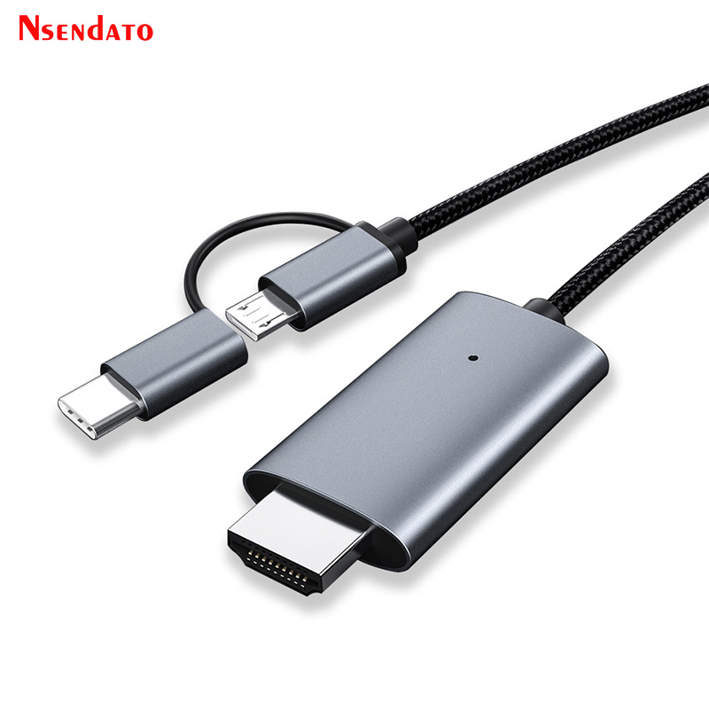 Hdmi Adapter Tablet - Adaptador Mirascreen LD39 con cable, 1080P