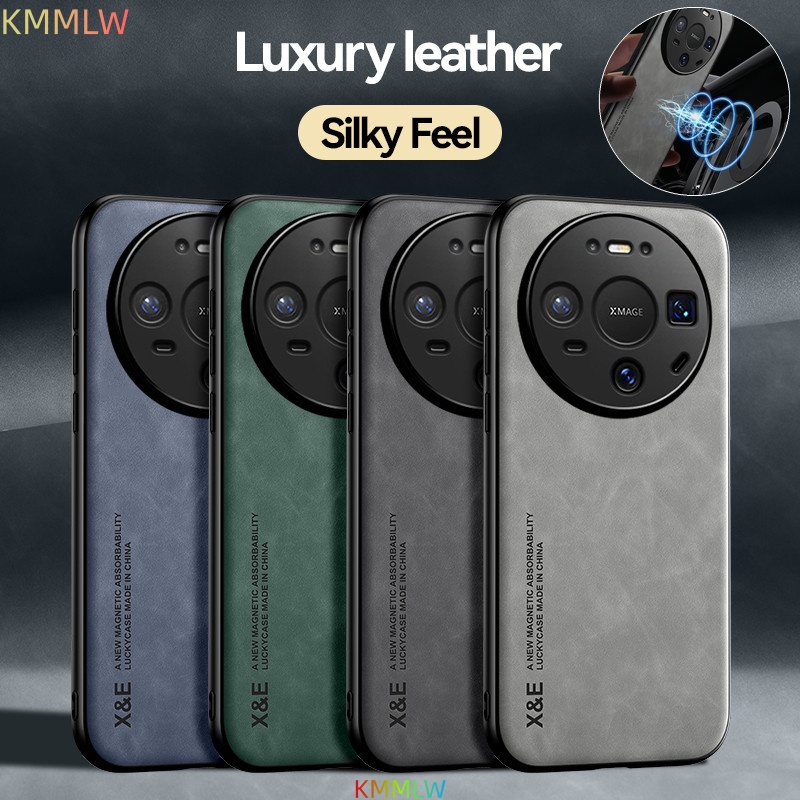 Huawei Mate 60 - Funda de cuero de lujo para
