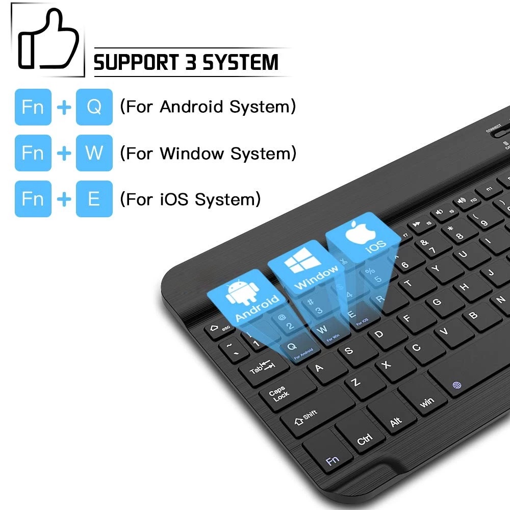 Teclado inalámbrico Universal  - Tablet Accessories Keyboard reseña y precio
