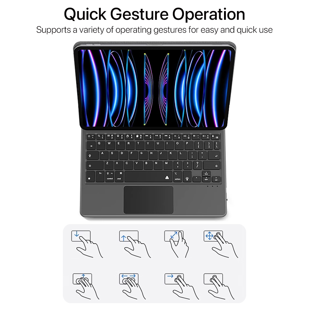 Funda con teclado mágico para  - Tablet Accessories Keyboard reseña y precio