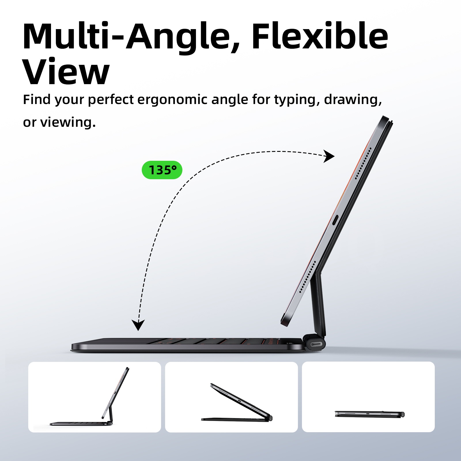 GOOJODOQ Teclado Mágico Flotan - Tablet Accessories Choice Store reseña y precio