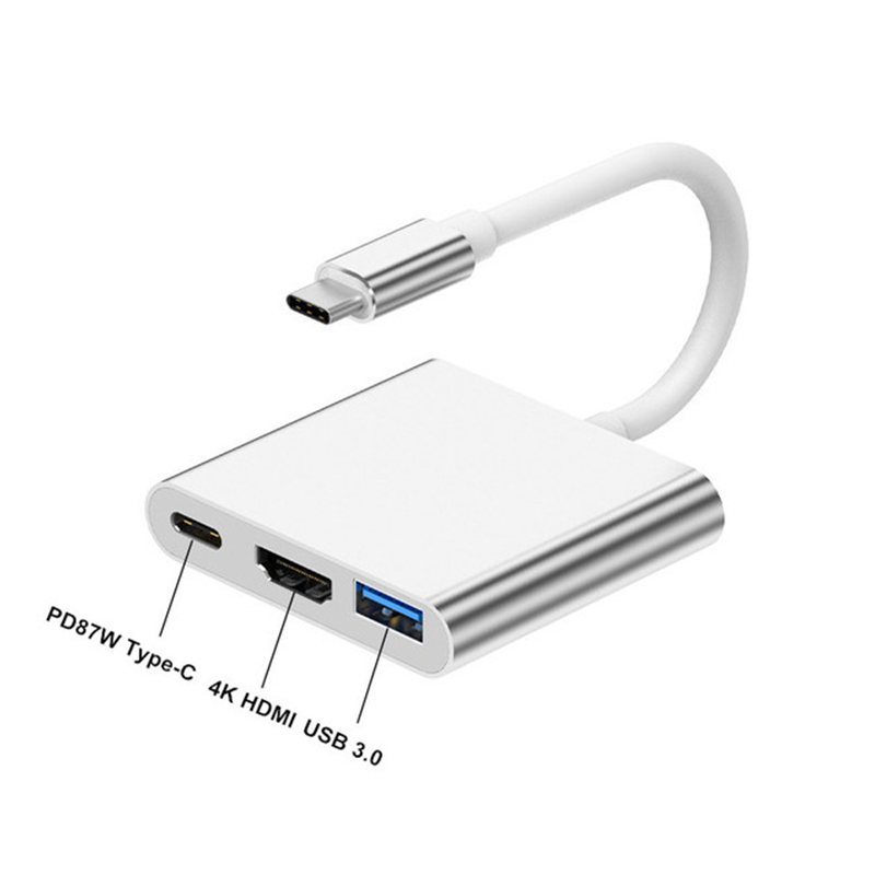 Hub USB tipo C 3 en 1 a HDMI 4 - Huawei Tablet Accessories reseña y precio