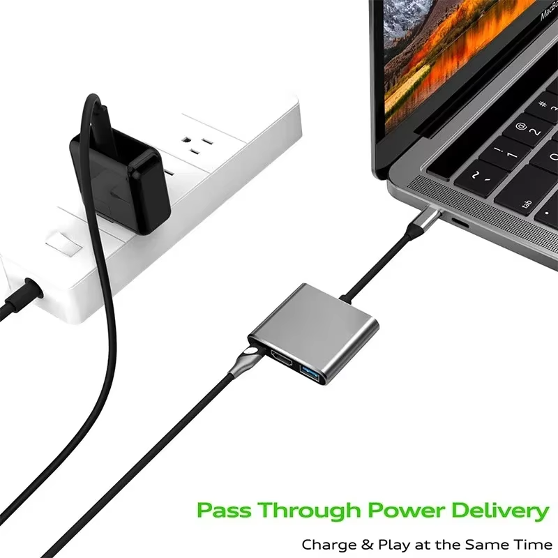 KEBIDUMEI Hub USB C 3 en 1, US - Hdmi Adapter Tablet reseña y precio
