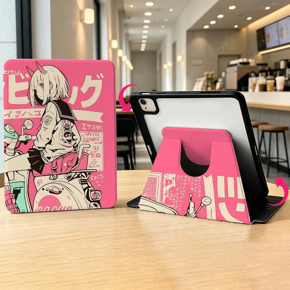 Funda con diseño de chica anim - Cool Tablet Accessories reseña y precio
