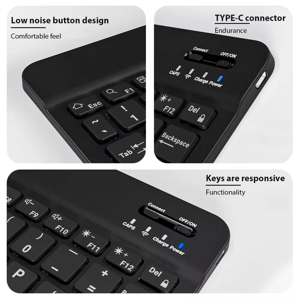 Teclado inalámbrico Bluetooth  - Tablet Accessories Keyboard reseña y precio