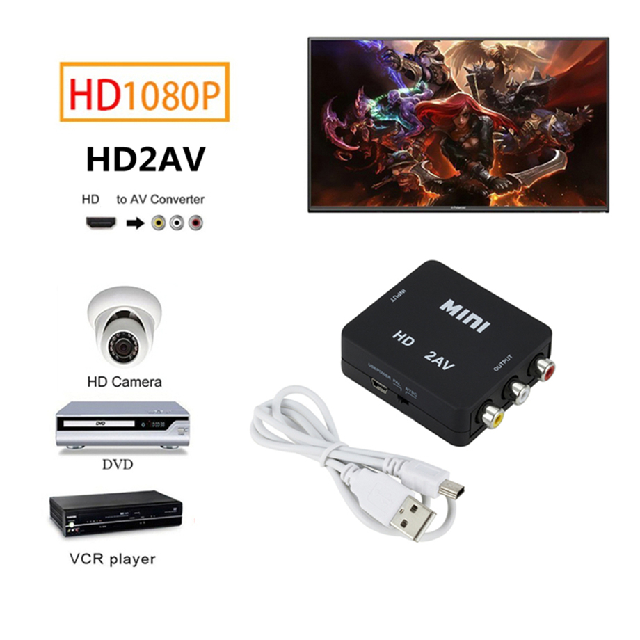 Convertidor HDMI a AV RCA, HDT - Hdmi Adapter Tablet reseña y precio