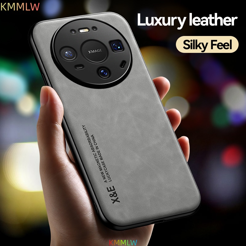 Funda de cuero de lujo para Hu - Huawei Mate 60 reseña y precio