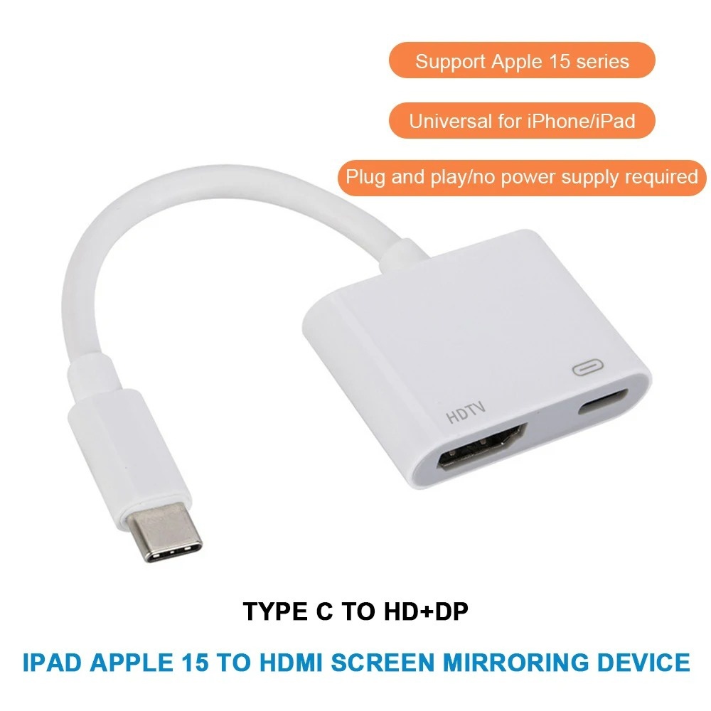 Adaptador convertidor USB-C a  - Hdmi Adapter Tablet reseña y precio