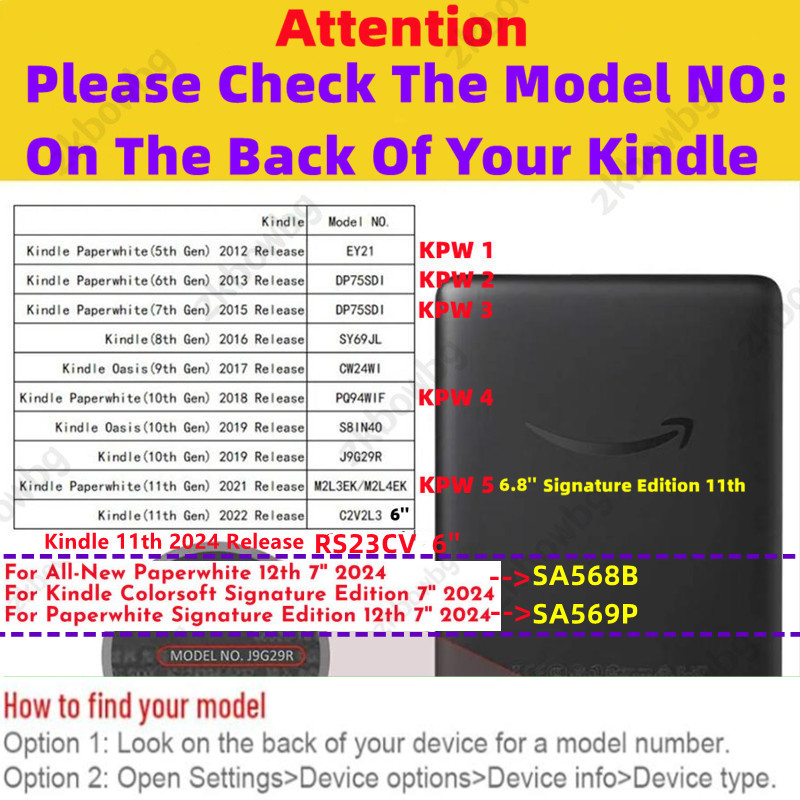 Funda para Kindle 2024 RS23CV  - Kindle Tablet Accessories reseña y precio