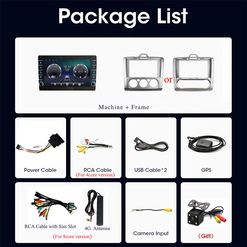 8G + 128G Android 14 para Ford - Tablet Danish Mobile & Accessories Photos reseña y precio