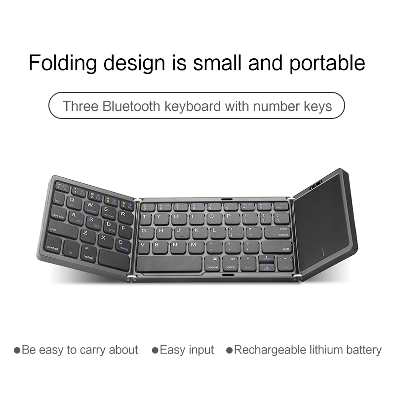Mini teclado plegable portátil - Tablet Accessories Keyboard reseña y precio